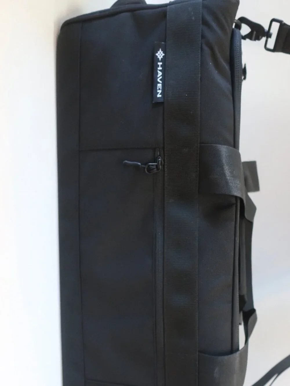 Unisex Haven Black Logo Organized Duffle Hydrox Crossfit Gym  Shoe Athletic Bag